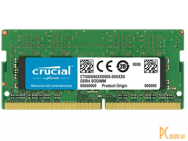 Память для ноутбука SODDR4, 8GB, PC21300 (2666MHz), Crucial CT8G4SFS8266