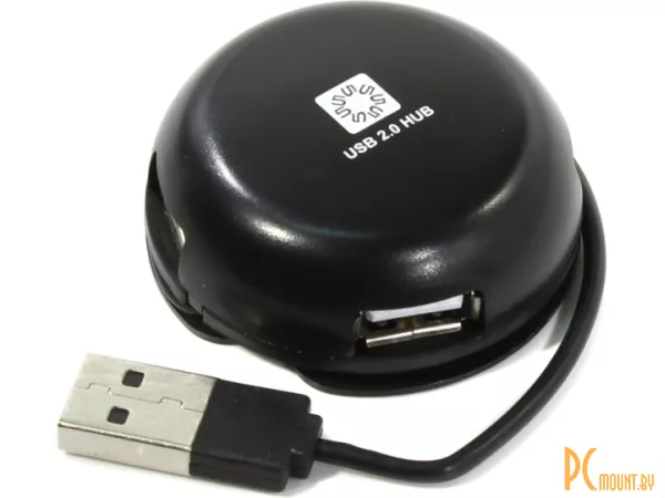 USB 2.0 хаб, 5bites HB24-200BK