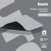 Коврик для мыши  Buro BU-CLOTH Grey